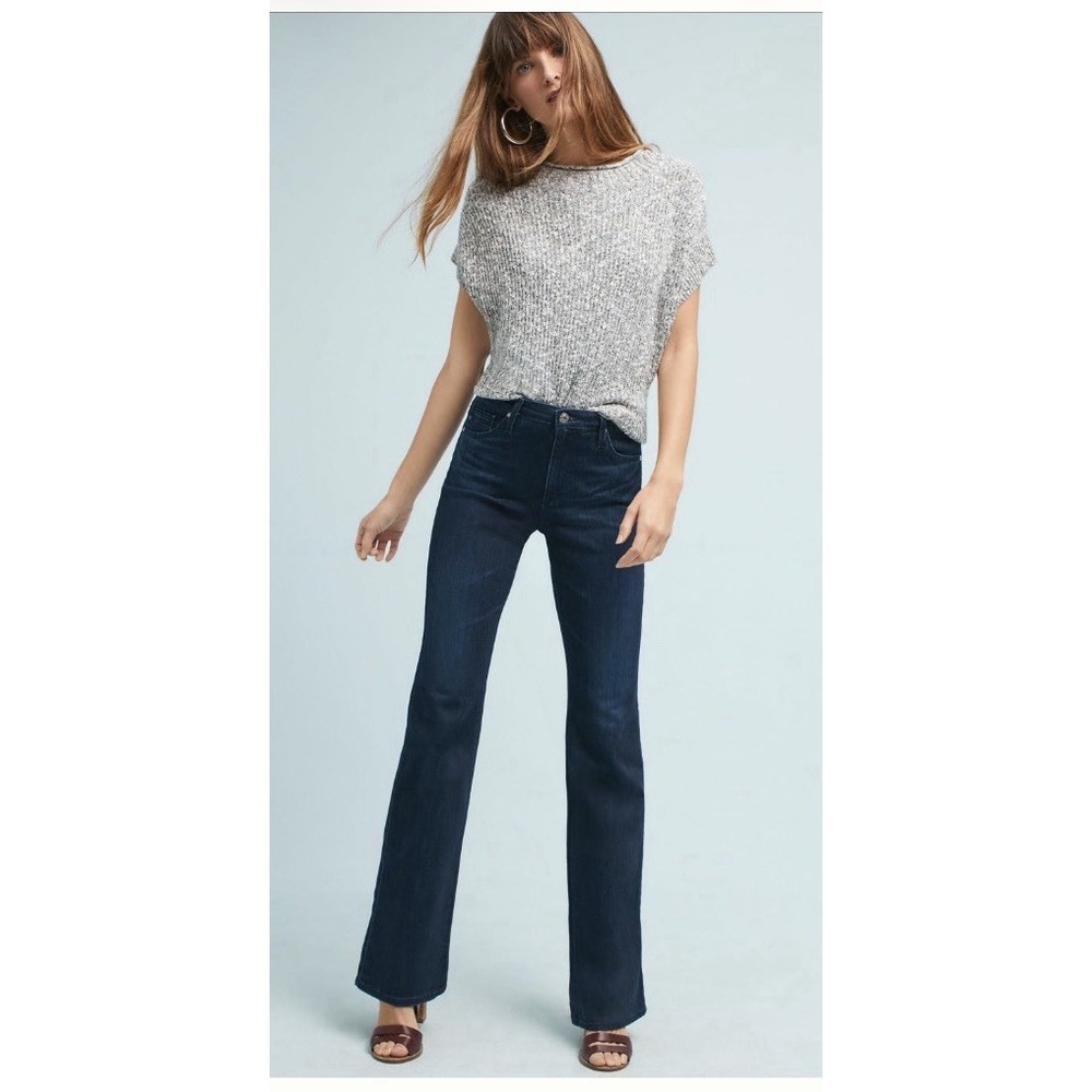 AG Adriano Goldschmied Women's The Angel Mid-Rise Bootcut Dark Blue Size 31